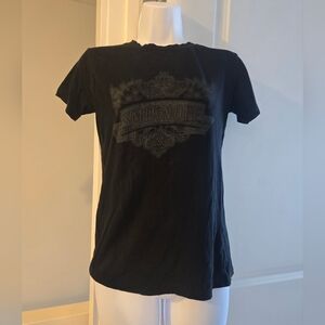 Smirnoff Graphic Tee By Plain + Simple Black. Size M. 100% Cotton